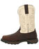 Image #3 - Durango Men's Maverick XP Waterproof Western Work Boots - Steel Toe, Chocolate, hi-res