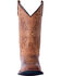 Image #10 - Laredo Women's Anita Western Performance Boots - Broad Square Toe, Tan, hi-res