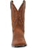 Image #4 - Durango Men's Westward Western Boots - Broad Square Toe, Cognac, hi-res