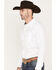 Cody James Men's Paisley Nation Tonal Long Sleeve Snap Western Shirt, White, hi-res