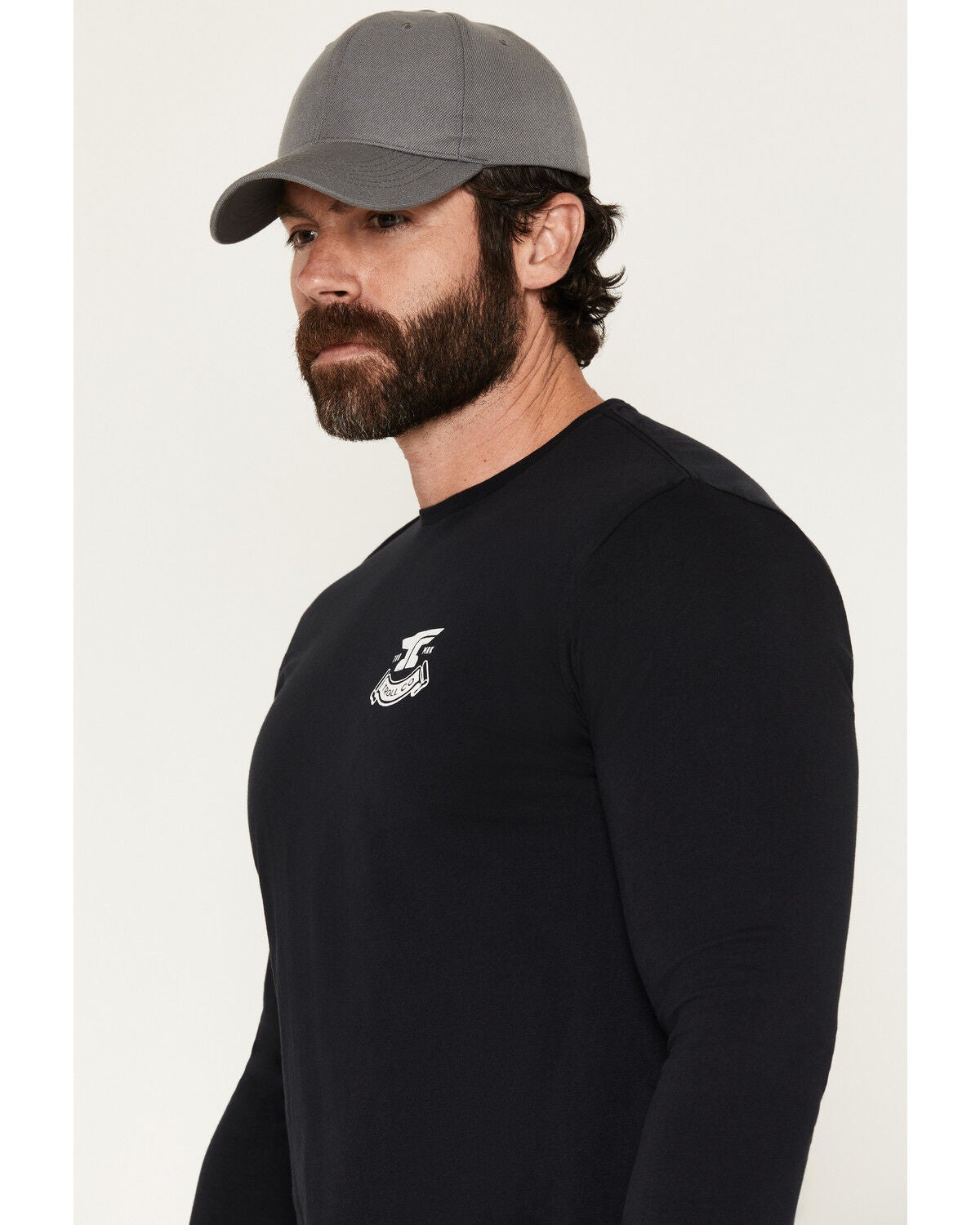 Image #3 - Troll Co Men's Haggler Long Sleeve Graphic T-Shirt, Black, hi-res