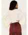 Image #4 - Shyanne Women's Deep V-Neck Bell Sleeve Crop Top, Cream, hi-res