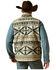 Image #3 - Ariat Men's Logo Softshell Vest, Cream, hi-res