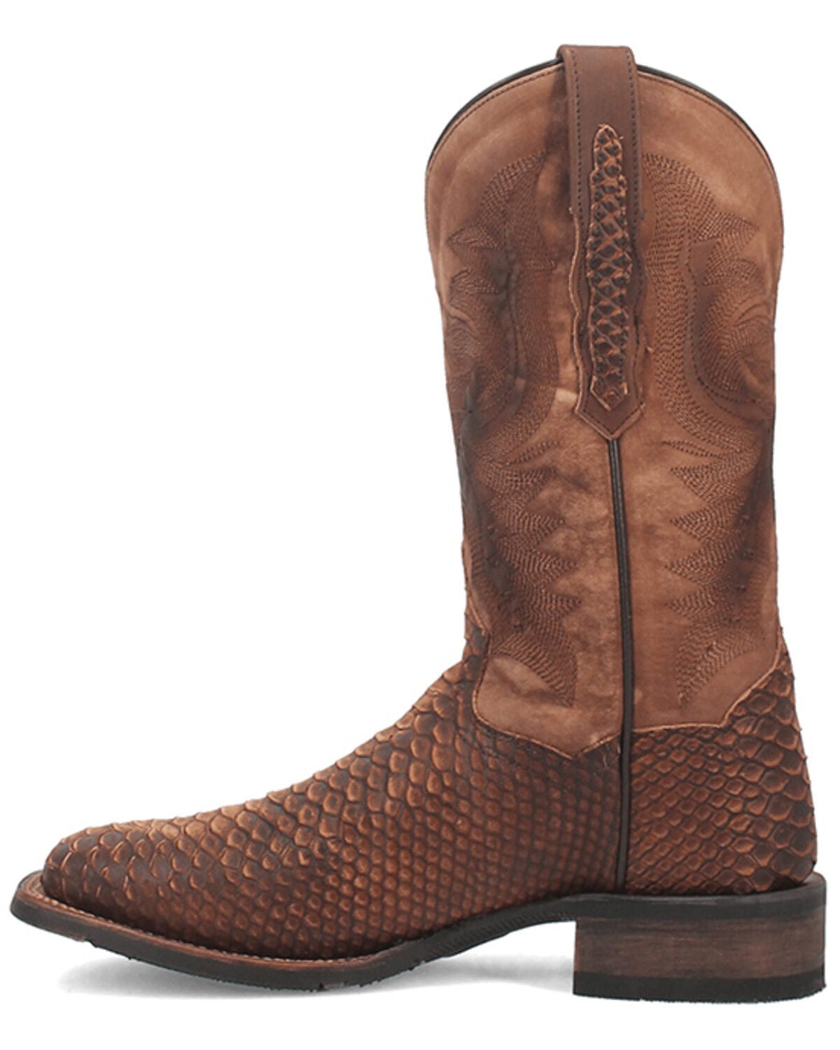 Image #3 - Dan Post Men's Ka Western Boots - Broad Square Toe, Brown, hi-res