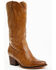Image #1 - Roper Women's Nettie Western Boots - Round Toe, Tan, hi-res