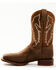 Image #3 - Dan Post Men's Stitched Western Performance Boots - Broad Square Toe, Tan, hi-res