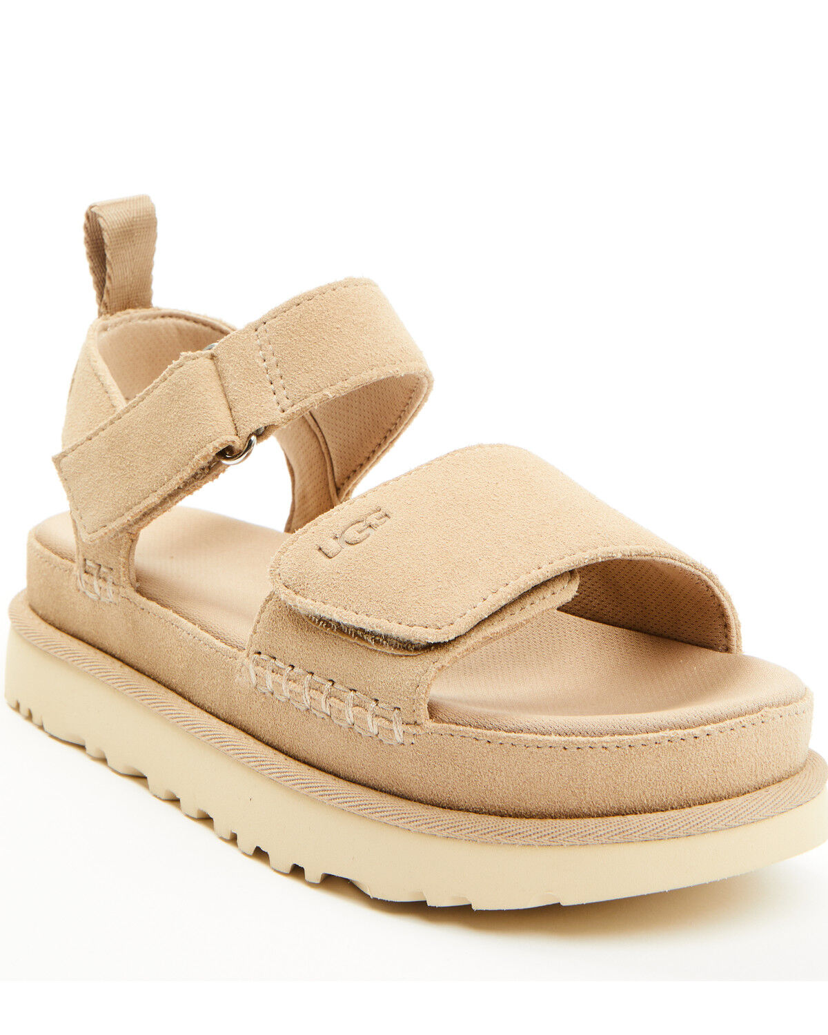 Image #1 - UGG Women's Goldenstar Platform Sandals, Sand, hi-res