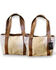 Image #1 - Ranch Junkie Women's Highlands Cowhide Tote Bag, Cream, hi-res