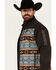 Image #2 - Cinch Men's Blocked Southwestern Softshell Jacket, Brown, hi-res