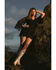 Image #1 - Idyllwind Women's Celosia Lacy Fringe Dress, Black, hi-res