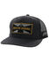 Image #1 - Hooey Men's Holley Embroidered Patch Trucker Cap, Black, hi-res