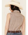Rough Stock By Panhandle Women's Tile Geo Print Sleevelees Snap Western Core Shirt , Tan, hi-res