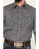 Image #3 - Rough Stock by Panhandle Men's Paisley Geo Print Long Sleeve Western Pearl Snap Shirt, Charcoal, hi-res