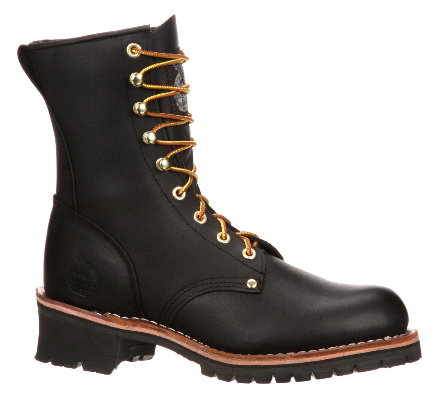Georgia Boot Men's Logger Work Boots - Soft Toe, Black, hi-res