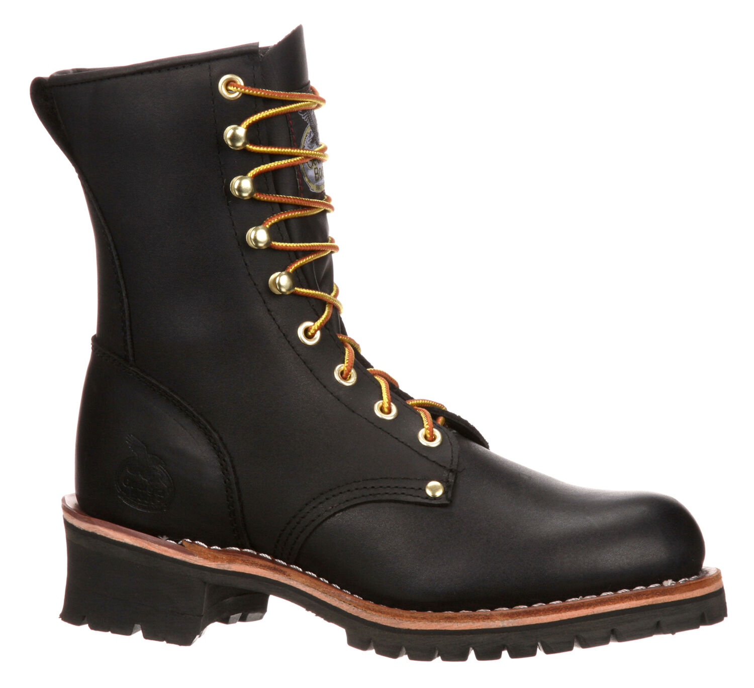 Image #1 - Georgia Boot Men's Logger Work Boots - Soft Toe, Black, hi-res