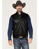Image #1 - Moonshine Spirit Men's Slaton Biker Vest, Black, hi-res