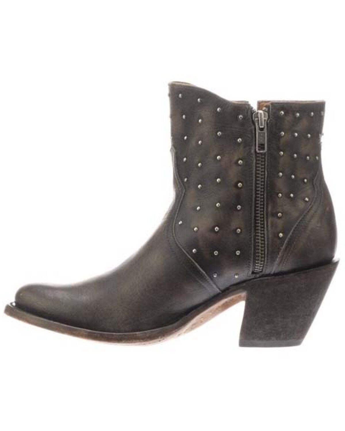 Image #3 - Lucchese Women's Harley Fashion Booties - Round Toe, , hi-res