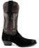 Image #2 - Ferrini Women's Roughrider Western Boots - Snip Toe, Black, hi-res