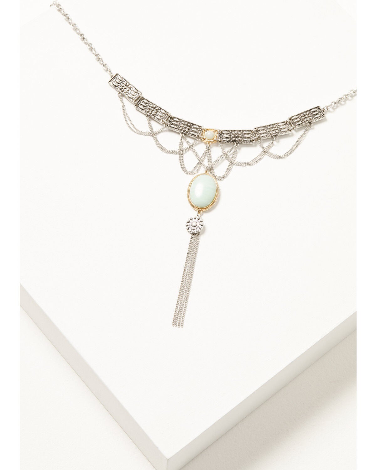 Image #1 - Shyanne Women's Luna Bella Choker Necklace, Silver, hi-res