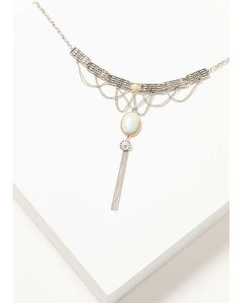 Shyanne Women's Luna Bella Choker Necklace , Silver, hi-res