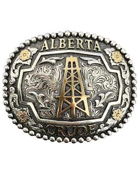 Image #1 - Shyanne Women's Alberta Crude Belt Buckle, Gold, hi-res