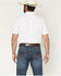 Image #4 - Cody James Men's Basic Solid Short Sleeve Button-Down Stretch Western Shirt - Tall, White, hi-res