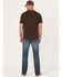 Image #3 - Brothers and Sons Men's Boneyard Dark Wash Vintage Straight Stretch Denim Jeans, Dark Wash, hi-res