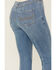 Image #5 - Idyllwind Women's Medium Wash Outlaw High Rise Super Flare Stretch Denim Jeans, Medium Wash, hi-res