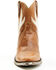 Image #4 - Liberty Black Women's Evan Flame Western Booties - Snip Toe, Tan, hi-res