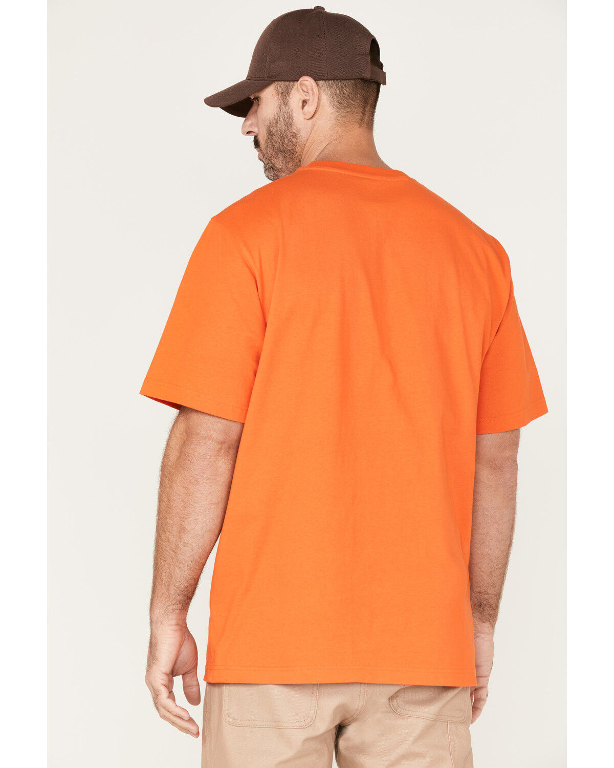 Image #4 - Hawx Men's Forge Work Pocket T-Shirt, Orange, hi-res