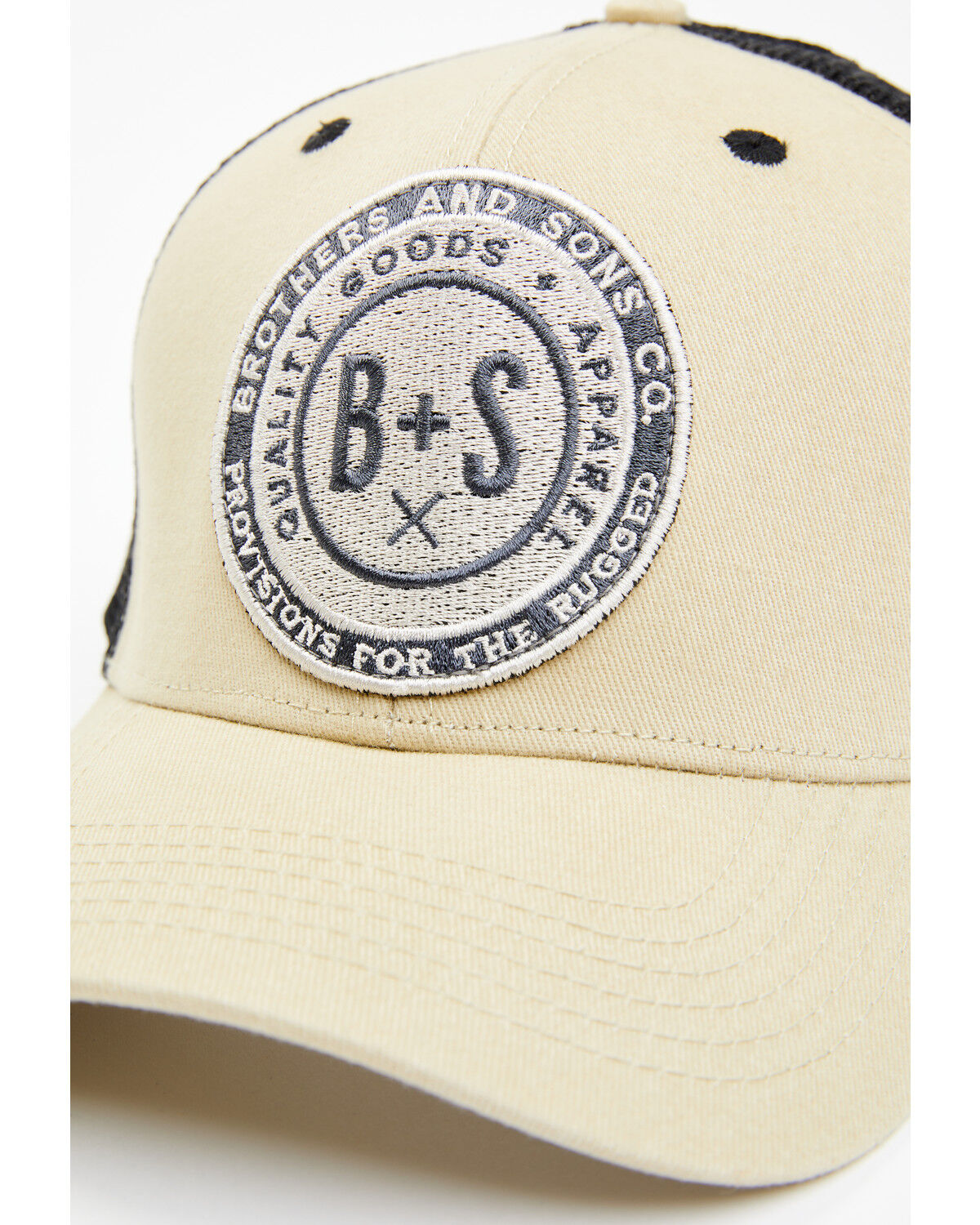 Image #2 - Brothers and Sons Men's Quality Goods Circle Patch Ball Cap, Wheat, hi-res