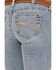 Image #4 - Ariat Women's R.E.A.L. Light Wash Mid Rise Kehlani Stretch Bootcut Jeans, Light Wash, hi-res