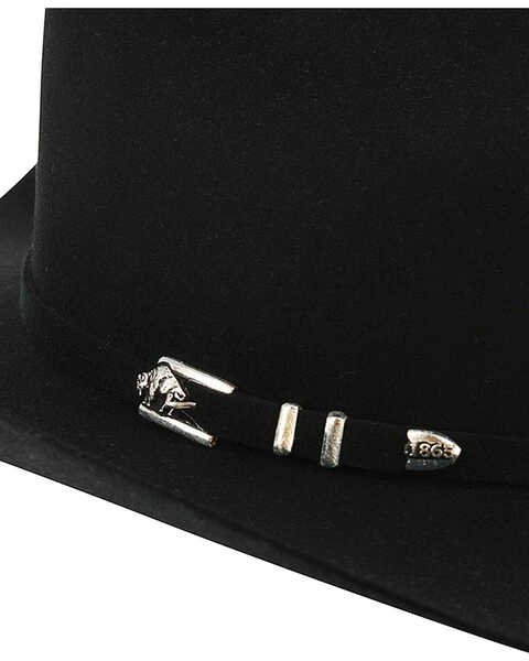 Stetson Men's Apache 4X Buffalo Wool Cowboy Hat, Black, hi-res