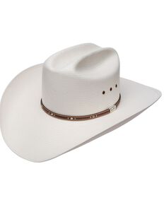 Resistol George Strait Kingman 10X Straw Cowboy Hat, Natural, hi-res