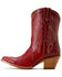 Image #2 - Ariat Women's Julietta Western Booties - Round Toe, Red, hi-res