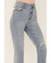 Image #2 - Wishlist Women's Crop Kick Flare Leg Jeans, Blue, hi-res