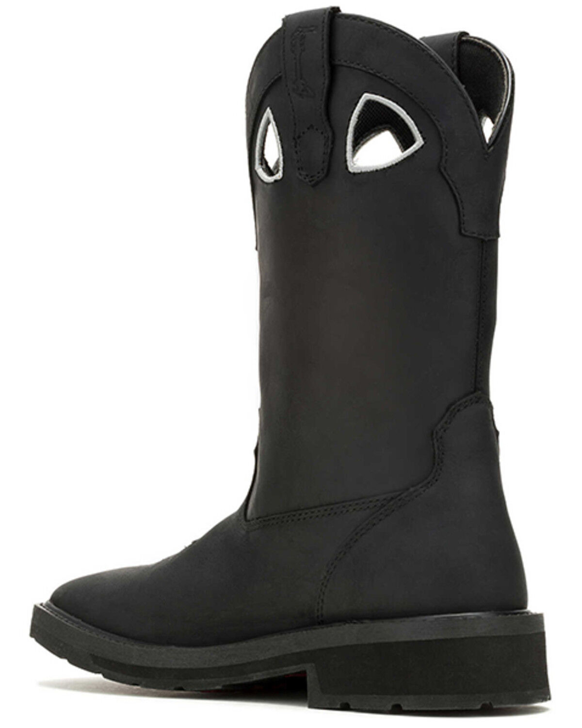 Image #3 - Wolverine Men's Metallica Rancher Work Boots - Broad Square Toe, Black, hi-res
