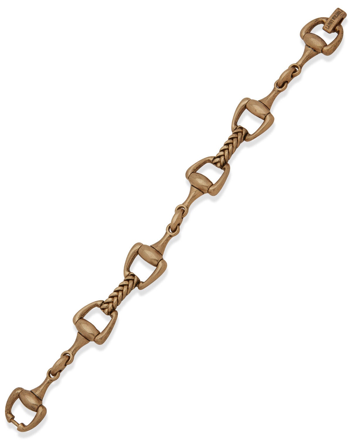 Lainey Wilson Women's Horse Bit Chain Link Bracelet, Gold, hi-res