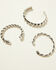 Image #1 - Idyllwind Women's Never Bending Spiraling Cuff Set, Silver, hi-res