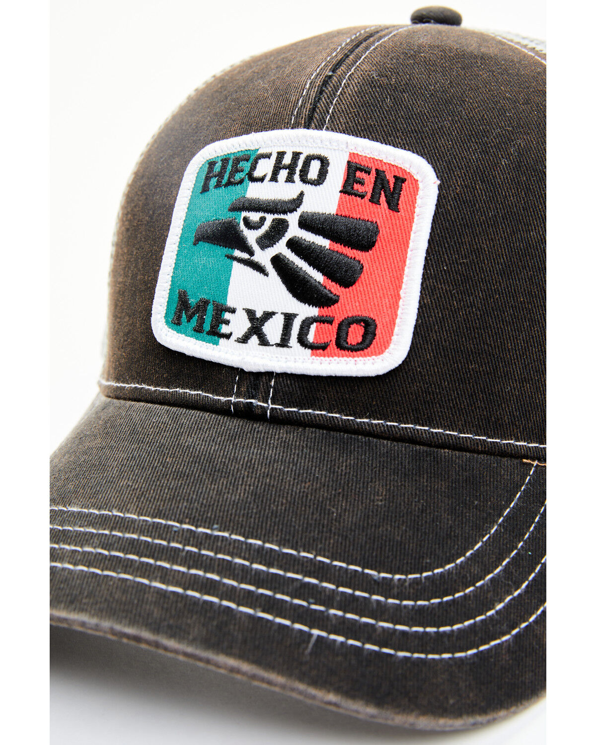 Image #2 - Cody James Men's Hecho en Mexico Patch Ball Cap, Black, hi-res