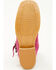 Image #7 - Dingo Girls' Blacklist Star Inlay Harness Boots - Square Toe, Pink, hi-res