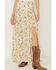 Image #2 - Rock & Roll Denim Women's Horse Print Slit Maxi Skirt , Natural, hi-res