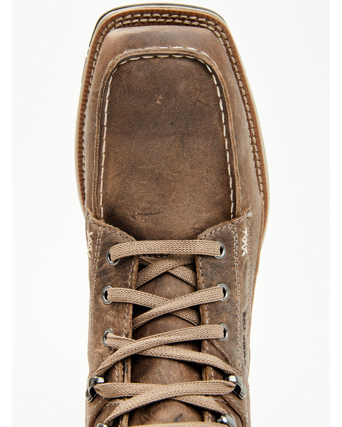 Image #6 - Cody James Men's Xero Lite Lace-Up Moc Work Boots - Composite Toe, Bark, hi-res