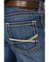 Image #4 - Ariat Men's M5 Medium Wash Pismo Bucklin Straight Denim Jeans, Medium Wash, hi-res