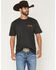 Image #2 - Seager Men's Lonesome Short Sleeve Graphic T-Shirt, Black, hi-res
