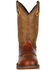 Image #4 - Durango Rebel Men's Saddle Western Boots - Round Toe, Brown, hi-res