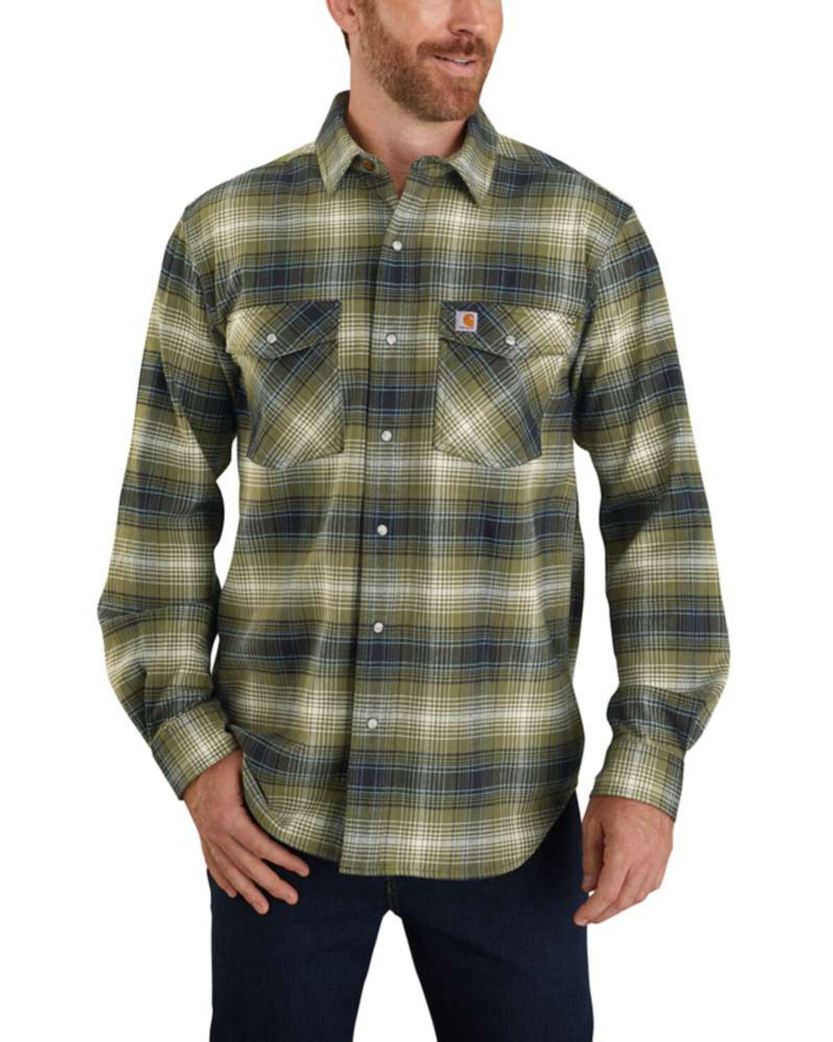 Carhartt Men's Rugged Flex Plaid 
