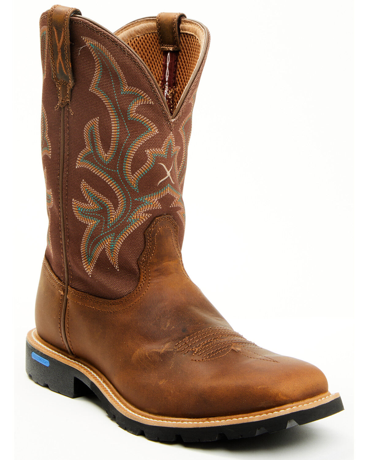 Image #1 - Twisted X Men's 11" Tech X™ Performance Western Boots - Broad Square Toe, Brown, hi-res