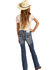 Rock & Roll Denim Girls' Medium Vintage Scroll Bootcut Jeans , Blue, hi-res