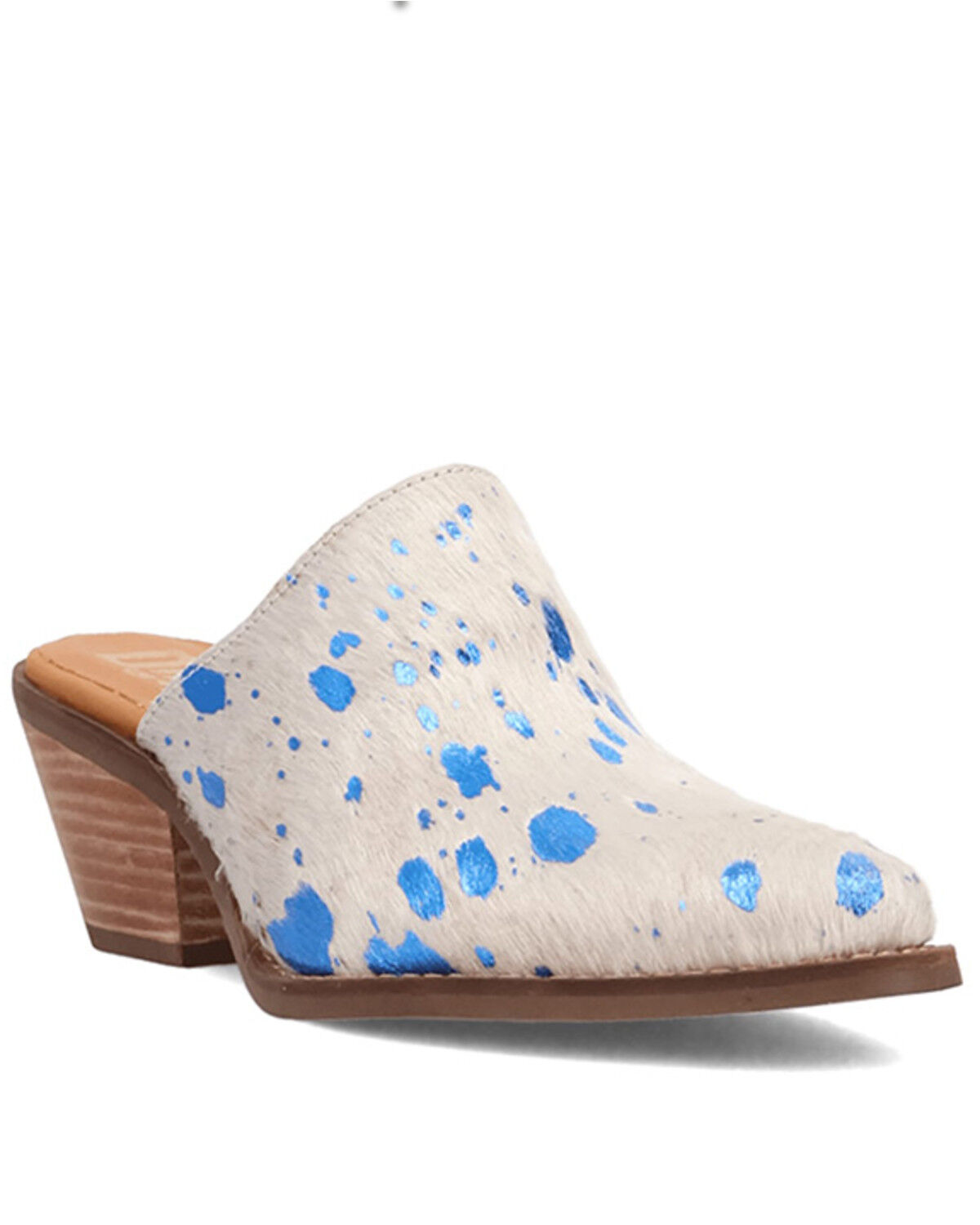 Image #1 - Dingo Women's Cash Cow Mules, Blue, hi-res